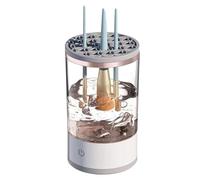 Rastapulz White Cosmetic Brush Cleaner Electric Automatic Makeup Brush Cleaner Fit for All Makeup Brush