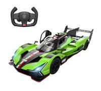 RASTAR 1/14 RC Car Lamborghini SC63 LMDh Remote Control Sports Car, Le Mans Hypercar Lamborghini Toy Car for Kids, 2.4GHz Verde Mantis Green