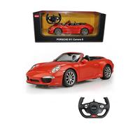 RASTAR 47700 1/12 Porsche RC Car - Officially Licensed Porsche 911 Carrera S Catriolet Remote Control Car for Play and Display - Red