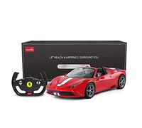 RASTAR Ferrari Remote Control Car, 1/14 Ferrari 458 Special A Red RC Toy Car - Convertible, Auto Open/Close