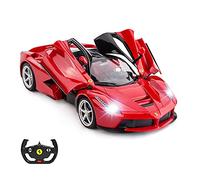 RASTAR LaFerrari Remote Control Car, 1:14 Ferrari Remote Controlled Toy Car, RC Cars for Kids Boys Adults, Red Ferrari Car, 13.3" x 5.9" x 3.3"