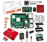 RasTech Raspberry Pi 4 8GB Starter Kit with Pi4 8GB Board,with 32GB Card 4 Copper Heatsink 2 Micro HD Out Cable 5V 3A Power Supply with ON/Off Case Cooling Fan Card Readers Screwdriver
