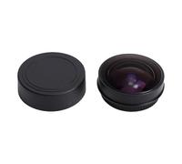 RASTKY 0.2X Fisheye Effect Lens Camera, Aluminum Alloy Wide Angle Optical Glass Camera Lens for 37mm Mount, Ideal for Capturing Landscapes and Architecture, to Reflections and