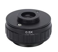 RASTKY 0.5X C Mount Adapter Lens 38mm C Mount Adapter Trinocular Stereo Microscope Tube Digital Camera Focusing