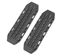 RASTKY 1/18 1/24 Scale RC Car Escape Board Fine Processed Plastic Sand Ladder, Simulation Escape Plate for Remote Control Car Gaming Experience, 2pcs (Black)
