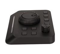 RASTKY 10 Custom Buttons Editing Console Black Custom Video Clamp/Holder Controller Simple Practical Convenient Fast Film Editing Aluminum Alloy for Final Cut X,EDIUS,PREMIERE Console Controller