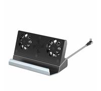 RASTKY 10-In-1 USB C Multiport Dock with Dual Fan for Game Console, Efficient Cooling for Severe Gaming Enthusiasts, Compatible with Various Gaming Consoles