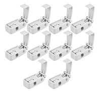 RASTKY 10 Pcs EAS Shop Hook Lock Anti Theft Security EAS System, White, 5.3cm Length, 2.3cm Thickness (White)