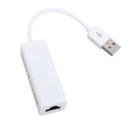 RASTKY 100Mbps USB to RJ45 Adapter Stable High Speed Connection for Wins 98SE Me 2000 XP Vista 7 8 10 Multifunctional Compatibility for HD Video Streaming At Home or in the Office