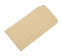 RASTKY 100pcs Kraft Paper Bags Strong Toughness Rice Seeds Packaging Storage Bag Self Adhesive Design for Wheat Corn Sorghum 6 * 11cm/2.36 * 4.33in (6 * 11 adhesive)