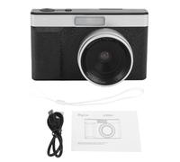 RASTKY 1080P HD Digital Camera, 48MP Retro Camera with Fill Light Time Lapse Slow Motion for Photography Vlog 180 Degree Flip Screen AI Auto Focus 5X Zoom Anti Shake (Black)