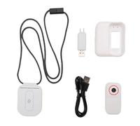 RASTKY 1080P Sports Camera, Mini Body Cam with Magnetic Clip, 1.47 Inch Screen Wearable Camera with Magnetic Chest Mount for Outdoor Dog Walking (White)