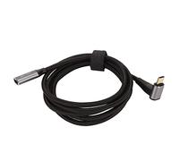 RASTKY 10Gbps 4K USB C 3.2 Male to Female Cable PD100W Fast Charging for Steam Deck - Right Angle USB C Extension Cable for Study and Play (150cm)
