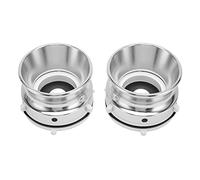 RASTKY 10in NAB Hub Adapter Aluminium Alloy Opener Universal Loading Device Silver White for Easy Lockable Design for Universal Reel to Reel Tape Recorders Studer