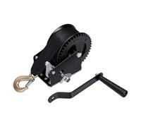 RASTKY 1200lbs Boat Winch Hand Crank with 8m Strap Heavy Duty | 1200lbs Pulling Capacity, 26.2ft Polyester Strap, Galvanized Steel Frame, Rust Proof Finish