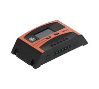 RASTKY 12V/24V Solar Charge Regulator with LED Display and Customizable Parameters - IP32 Solar Controller - Ideal for Off-Grid Power Systems (20A)