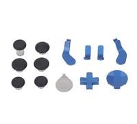 RASTKY 13 in 1 Metal Thumbsticks Series 2 Controller, Controller Thumbsticks Set Stainless Rubber Pads Paddle Accessories Series 2, 6 Metal Mod Swap with Textured (Blue)