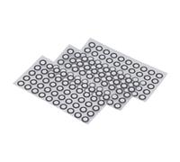 RASTKY 150Pcs 3D Scanning Reference Point Markers - 6mm Inner Diameter, 10mm Outer Diameter, Tear Resistant, Diffuse Reflection Markers Accurate 3D Scanner Tracking -