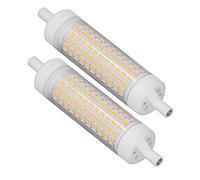 RASTKY 15W R7S LED Floodlight 118mm Dimmable Bulb 2Pcs High Brightness for Advertising Lighting (Warm Light)