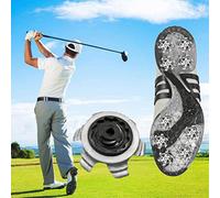 RASTKY 18 Pcs Golf Shoe Spikes with Excellent Comfort and Abrasion Easy to Clean Without Leaving Traces on the Green Compatible with Almost All Cricket Shoes All Standard Screw Fit Golf Shoes (silver)