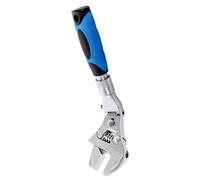 RASTKY 180 Degree Rotating Head Flexhead Adjustable Wrench for Automobile Industry Labor Saving 10-12in No. 45 Steel