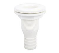 RASTKY 1in Thru Hull Fitting Nylon Bilge Pump, Thru Hull Aerator Hose Fitting Connector with Saltwater Safe, for Boats Yachts Speedboats Fishing Boats