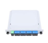 RASTKY 1x8 PLC SC UPC Optical Splitter Efficient for Home Wiring ABS Housing for Engineering Projects