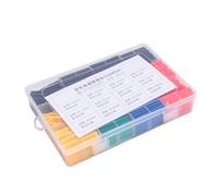 RASTKY 2:1 Heat Shrink Tubing Kit 530PCS Marine Grade Heat Shrink Wrap 5 Colors 8 Sizes Black Red Blue Yellow Wire Wrap Tubing