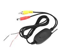 RASTKY 2.4G Wireless Video Transmitter Receiver Car DVD AV Interface, Wireless Module Rearview Camera and Monitor, Easy Installation, 50m Range (#1)