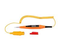 RASTKY 2.5-32V Car Circuit Tester Accurately Diagnoses Vehicle Problems with LED Flashlight, Digital Pencil Probe for, Snowmobiles, Orange + Yellow