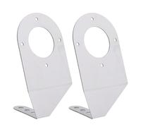 RASTKY 2 Pcs Watermelon Light Bracket, 304 Stainless Steel Rustproof Mirror Surface with 4 Adjustable Mounting Holes for Truck Trailer Side Rearview Mirror