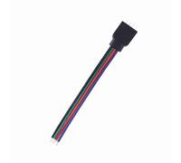 RASTKY 20PCS 4 PIN Connector Cables Quick Connection for 5050/3528/3014 LED LED LIGHTS RGB PVC Material Savings of Labor Savings for Internal Inner Lighting Configuration (Public line)