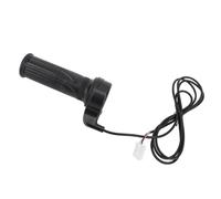 RASTKY 22mm Durable Twist Throttle Grips with Key Lock for Dirt Bike, Smooth Operation for Electric Chopper Scooter, Black Rubber + Metal, 2 Pack