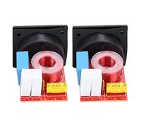 RASTKY 2PCS D222 High Low Crossover Filter, Fine Workmanship and Professional Manufacturing for Middle Speaker and Bookshelf Case, Very Suitable for DIY Listening to Rain Sound, Nature Clear in
