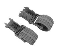 RASTKY 2pcs Flip Up Dinghy Wheels with Steering Wheel Locking Device for Small Kayak, Nylon Inflatable Boat Launching Wheel to Prevent Boat Damage