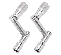 RASTKY 2Pcs Z-Shape Drum Wrench Set with 0.55cm Inner Diameter, Ideal for Snare and Marching Drums, for Easy Head Adjustments and Tuning Keywords Z-Shape Wrench,