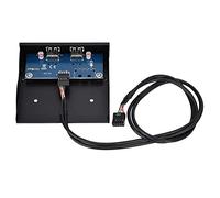 RASTKY 3.5 Inch USB 2.0 Floppy Drive Front Panel, Dual Port Tinned Copper Wire Interface Desktop Hosts Without USB, Full Compatibility with Industry Standards, Design Including