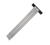 RASTKY 300mm Stainless Steel Hole Ruler T Type Scale Measuring Tool Industrial Supplies, Accurate Scribing Ruler Horizontal, Vertical, and Parallel Lines, and Anti