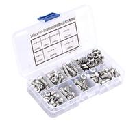 RASTKY 304 Stainless Steel Hex Socket Cap Head Bolts Assortment Kit Transparent Storage Box/Cover Included 140pcs #10-32 Ideal for Plumbing and Assembly Workers