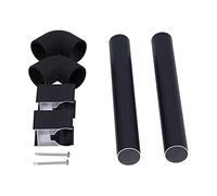 RASTKY 32mm Greenhouse Rainwater Gutter Down Pipe Kit, Easy Installation Guttering Kit for Small Greenhouses, Black Aluminum Material