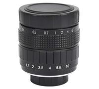 RASTKY 35mm F1.7 C Mount Television TV Film Fixed Focus Mirrorless Camera Lens, with Large Aperture and MC Multilayer Coating for Photography Lovers (Black)