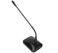RASTKY 360° Position Gooseneck Desk Wired Microphone with High Sensitivity for Conferences, ABS Metal Material, Black Color