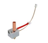 RASTKY 3D Printer Hot End Durable Efficient Heating Block for 4 Efficiently PLA ABS PETG TPU Wood