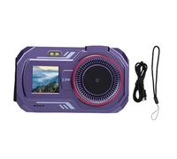 RASTKY 48MP High Pixels Density QHD Resolution Dual Screen Design Digital Camera with 16x Digital Zoom, Wireless WiFi, AF Lens, 1200mAh LiPo Battery (Purple)