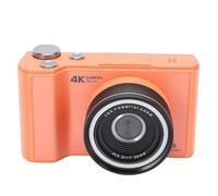 RASTKY 4K Digital Camera, 64MP Auto Focus Vlogging Camera with 2.8 Inch 180° Flip Screen 16X Zoom Beauty Mode Fill Light, for YouTube TikTok Video Photography (Orange)