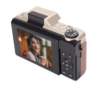 RASTKY 4K Digital Camera 64MP for Beginners & Teens, WiFi Vlogging Camera with 2.8 Inch 180° Flip Screen, 6X Optical Zoom, APP Control and Electronic Image Stabilization (Brown)