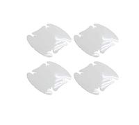 RASTKY 4PCS Car Door Handle Protector Film Clear Transparent Invisible Paint Protection Sticker Anti Scratch with PVC Material for Most Cars Boats Motorcycles (white)