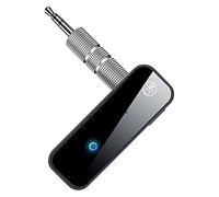 RASTKY 5.0 Two-in-One AUX Adapter for TV Car Speaker PC, Transmitter Receiver for Music Lovers,Wireless Stereo Adapter for Home Stereo Systems,ABS + Metal Black 2.36 X 0.79 X 0.39in