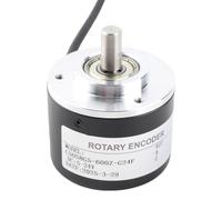 RASTKY 50mm Outer Diameter High Temperature Proof 2 Phase Incremental Encoder All Metal Gear for Steel Cutting Length Control ABS Encoder (600P/R)