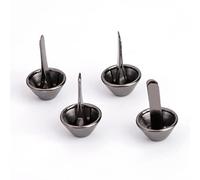 RASTKY 50Pcs Durable Cone Nailhead Stud Set, Glittering Leather Craft Supplies for Handbag Decoration (10mm)